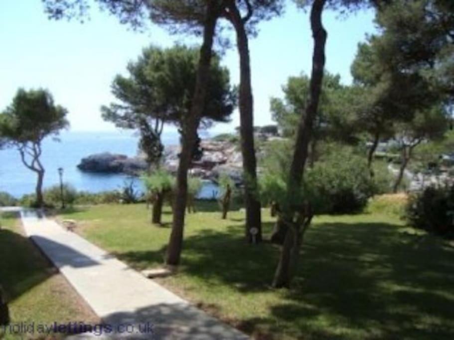 Waterfront Apartment 'Maria'. Pool. Wifi Santanyí Eksteriør billede